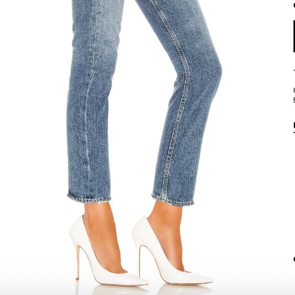 Agolde Riley High Rise Straight Crop Jeans size 27 - Picture 2 of 6